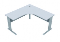 Mesa Angular (l) Dal Pra Office 1400 X 1400 X 740 Cinza