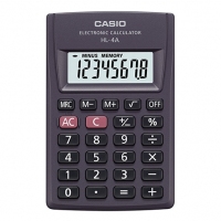 Calculadora Bolso Casio Hl-4a-w 08 Dig