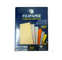 Papel Filiperson Telado 180gr Creme A4 50fls