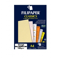 Papel Filiperson Verge 180gr Palha A4 50fls