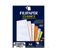 Papel Filiperson Granitto 180gr Azul A4 50fls