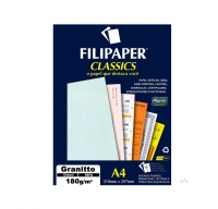 Papel Filiperson Granitto 180gr Verde A4 50fls