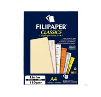 Papel Filiperson Linho 180gr Creme A4 50fls