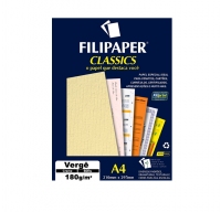 Papel Filiperson Verge 180gr Creme A4 50fls