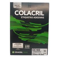 Etiqueta Cola Cril 33,9 X 101,6 Cc182 4009