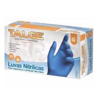 Luva Nitrilicas Talge G Azul (100und)