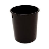 Lixeira Cesto Menno Preto Plastico 12l