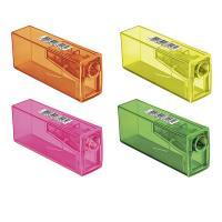 Apontador C/ Deposito Faber Castell 125flvzf Neon