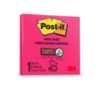 Bloco Adesivo Post-it 3m 76x76 Rosa Neon Pop-up