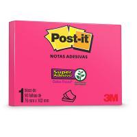 Bloco Adesivo Post-it 3m 76x102 Rosa Neon