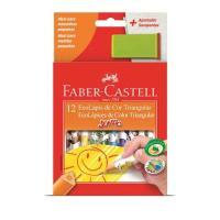 Lapis Cor Faber Castell 12 Cores 12.3012ap/l Jumbo