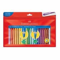 Caneta Hidrog Faber Castell 24 Cores 15.0124vvzf Vai E Vem