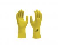 LUVA LATEX SUPERSAFETY C.A.33332 8 AMARELA